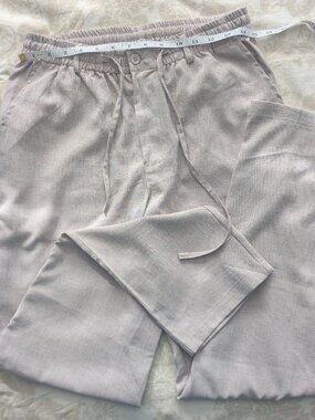 Sailwind men's linen blend pants, size small, 32" inseam